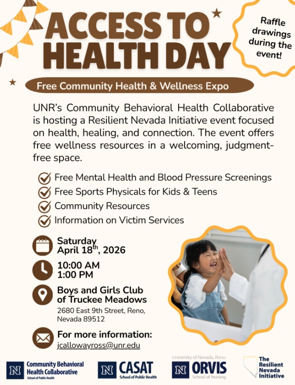 Community Health Fair: Saturday, 4/18